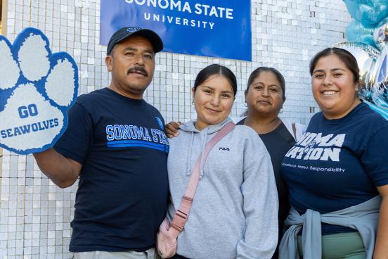 Parents checking in at big blue weekend