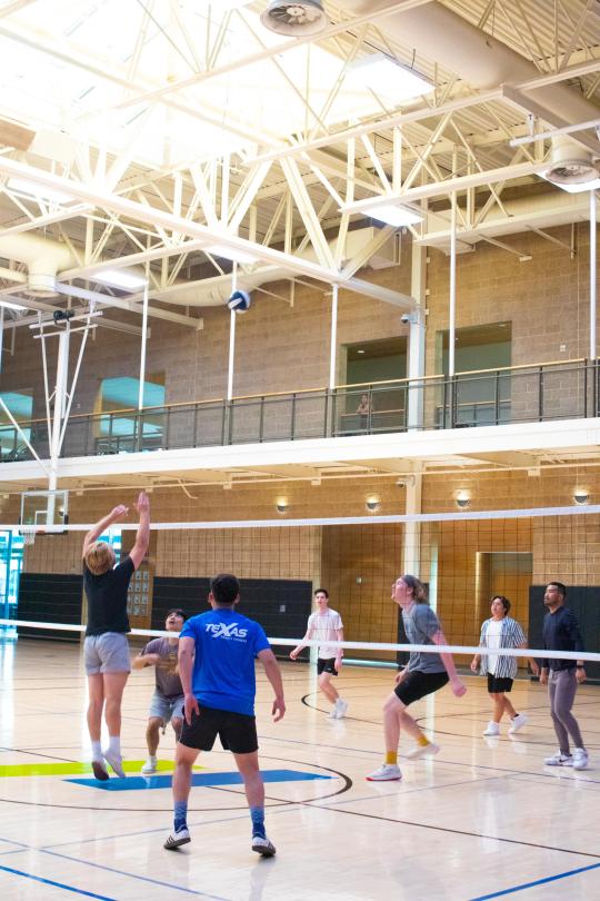Volleyball club at the rec center