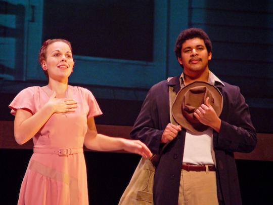 Two Actors on Stage